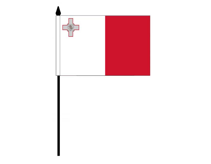 Malta (Desk Flag) The Flag Shop Ltd