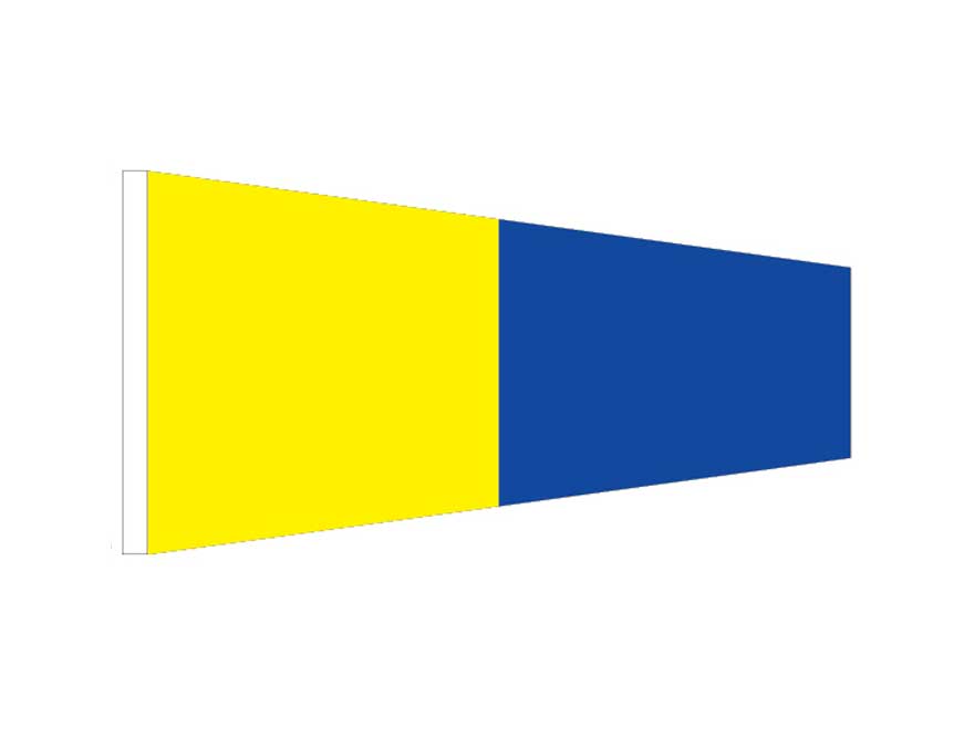 Five (5) - Signal Pennant (Small)