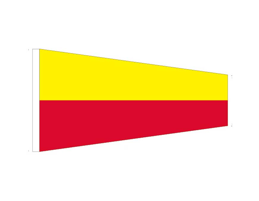 Seven (7) - Signal Pennant (Small)