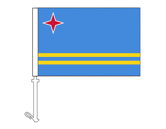 Aruba - Car Flag