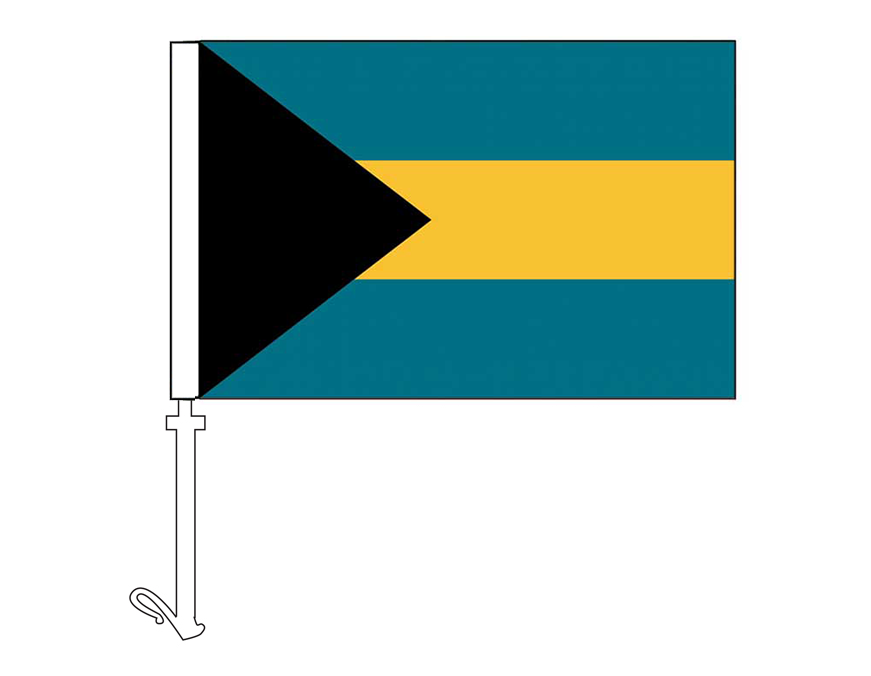 Bahamas - Car Flag