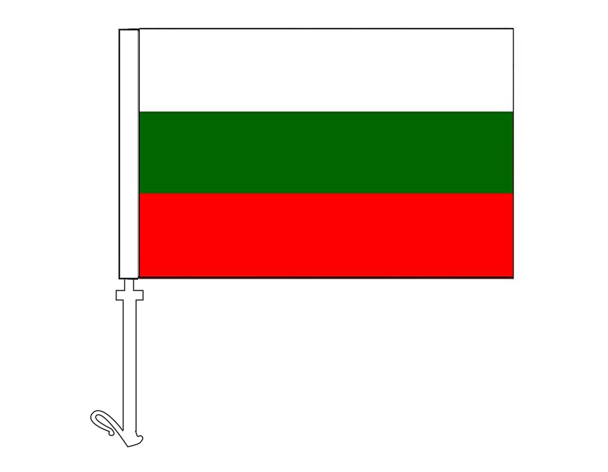 Bulgaria - Car Flag