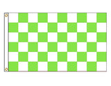 Chequered - Green & White