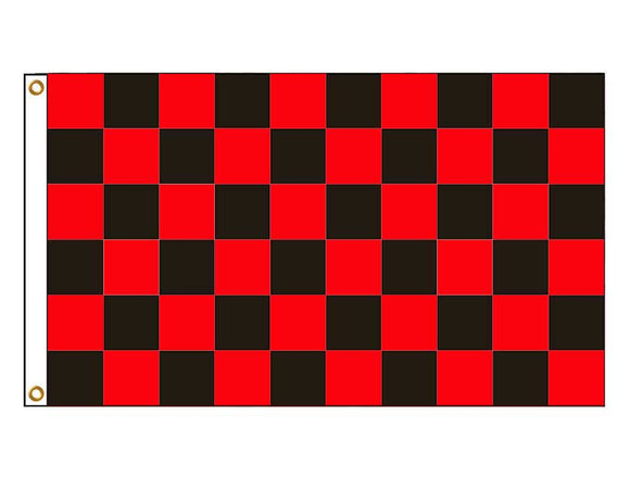 Chequered - Red & Black