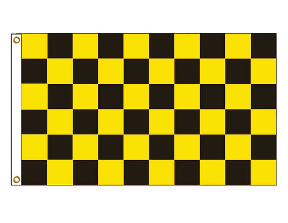 Chequered - Yellow & Black