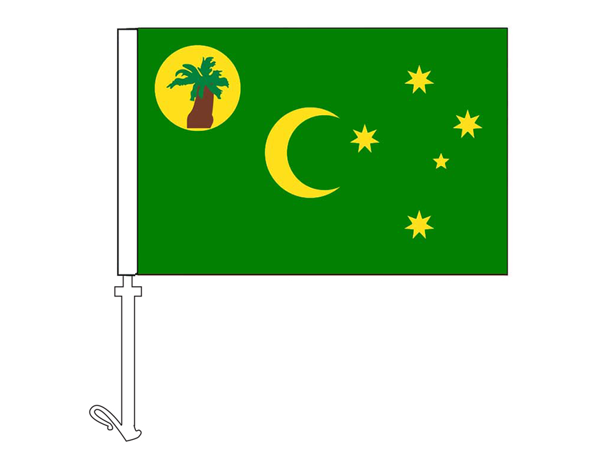 Cocos (Keeling) Islands - Car Flag