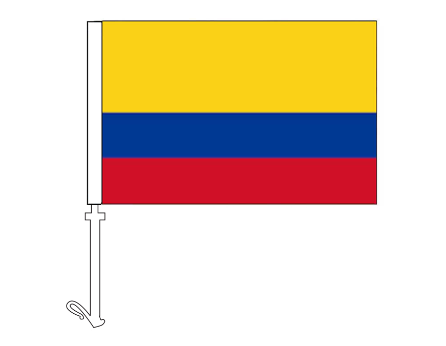 Colombia - Car Flag