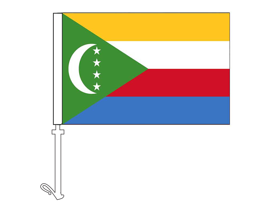 Comoros - Car Flag