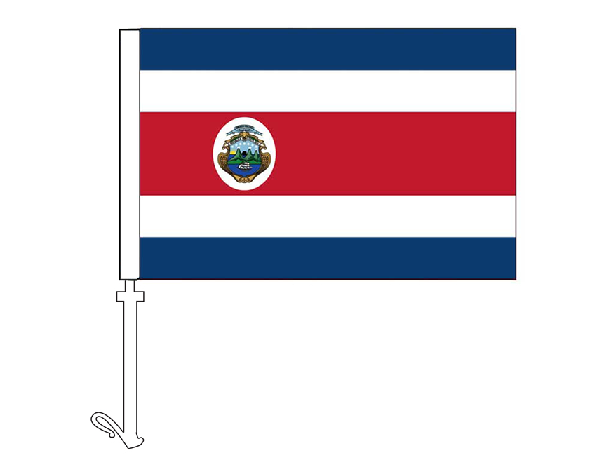 Costa Rica - Car Flag