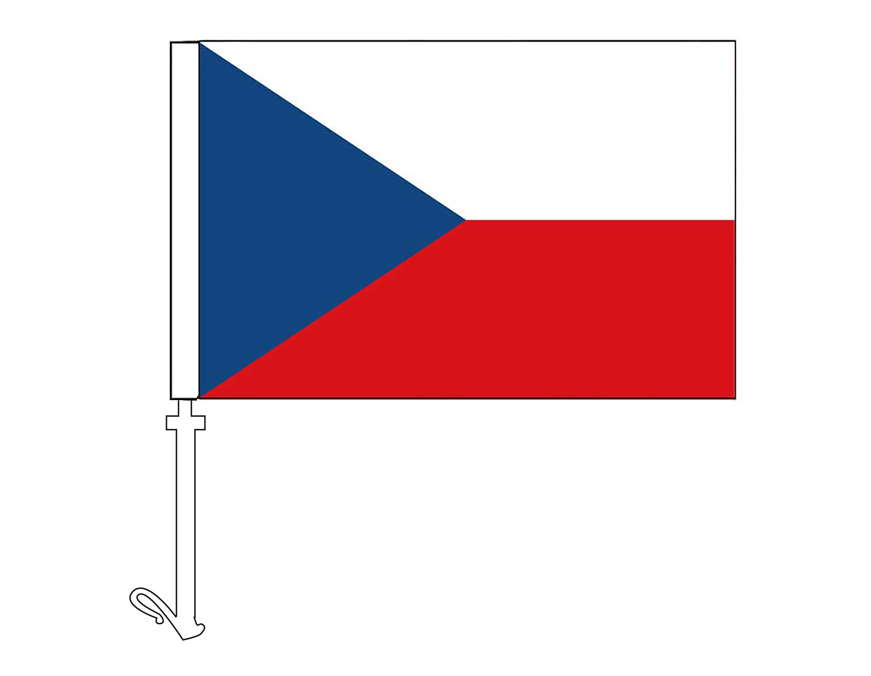 Czech Republic - Car Flag