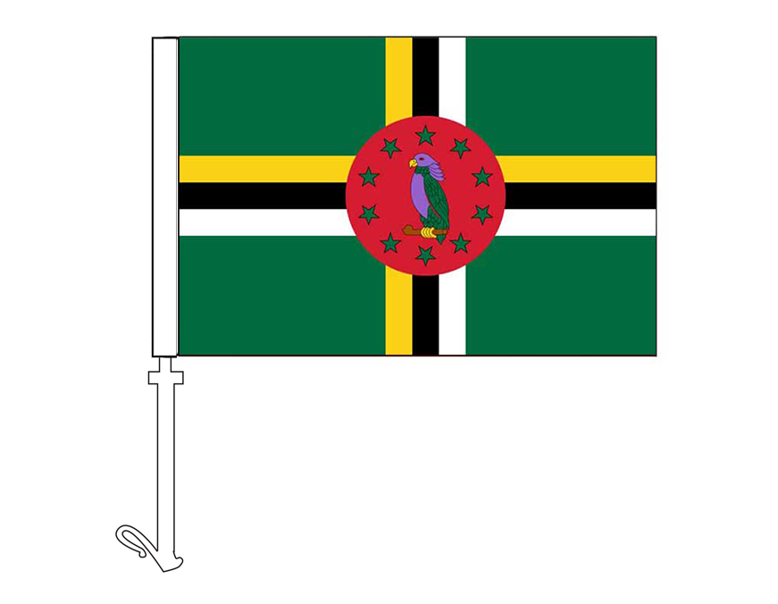 Dominica - Car Flag