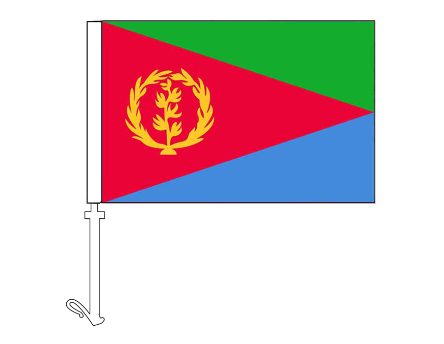Eritrea - Car Flag
