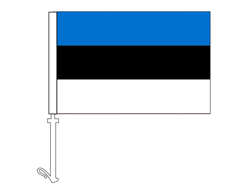 Estonia - Car Flag