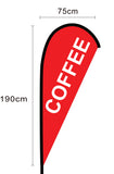Coffee - 2m Teardrop Flag ONLY