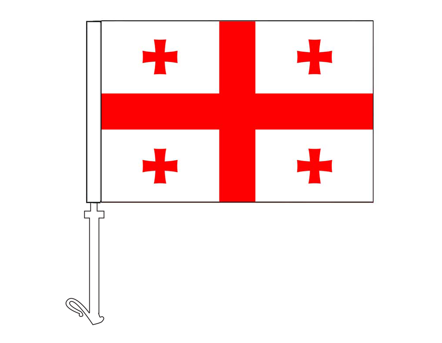 Georgia - Car Flag