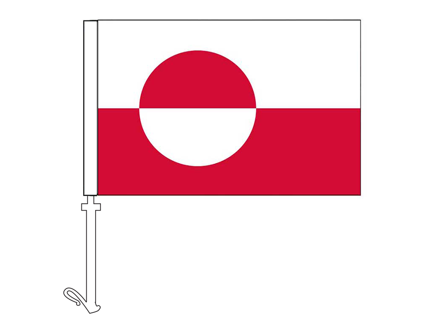 Greenland - Car Flag