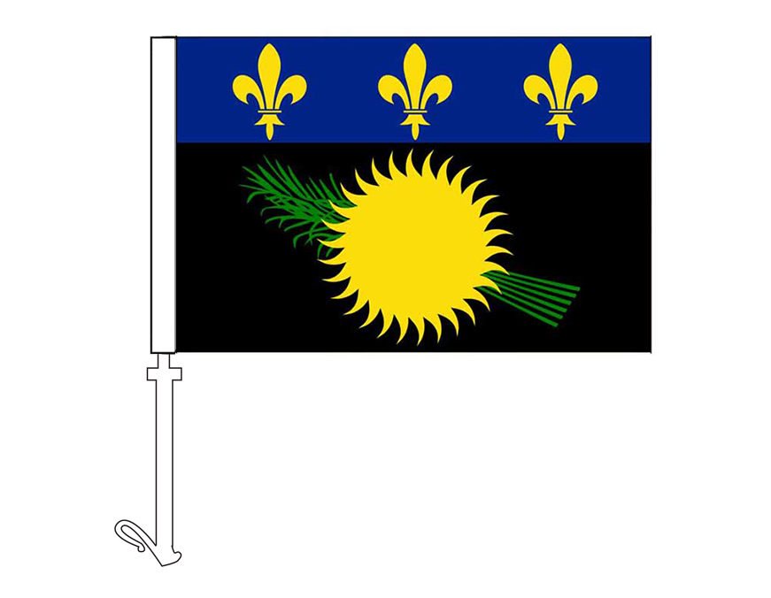 Guadeloupe - Car Flag