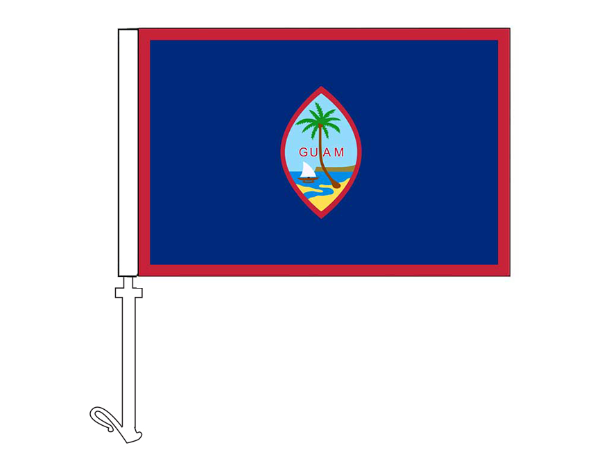 Guam - Car Flag
