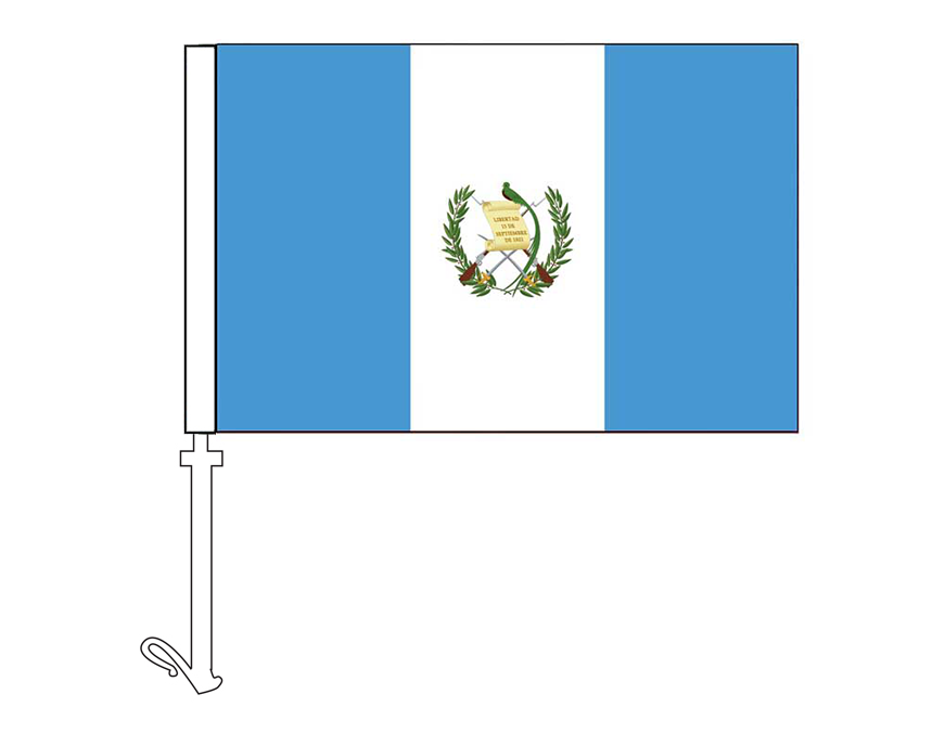 Guatemala - Car Flag