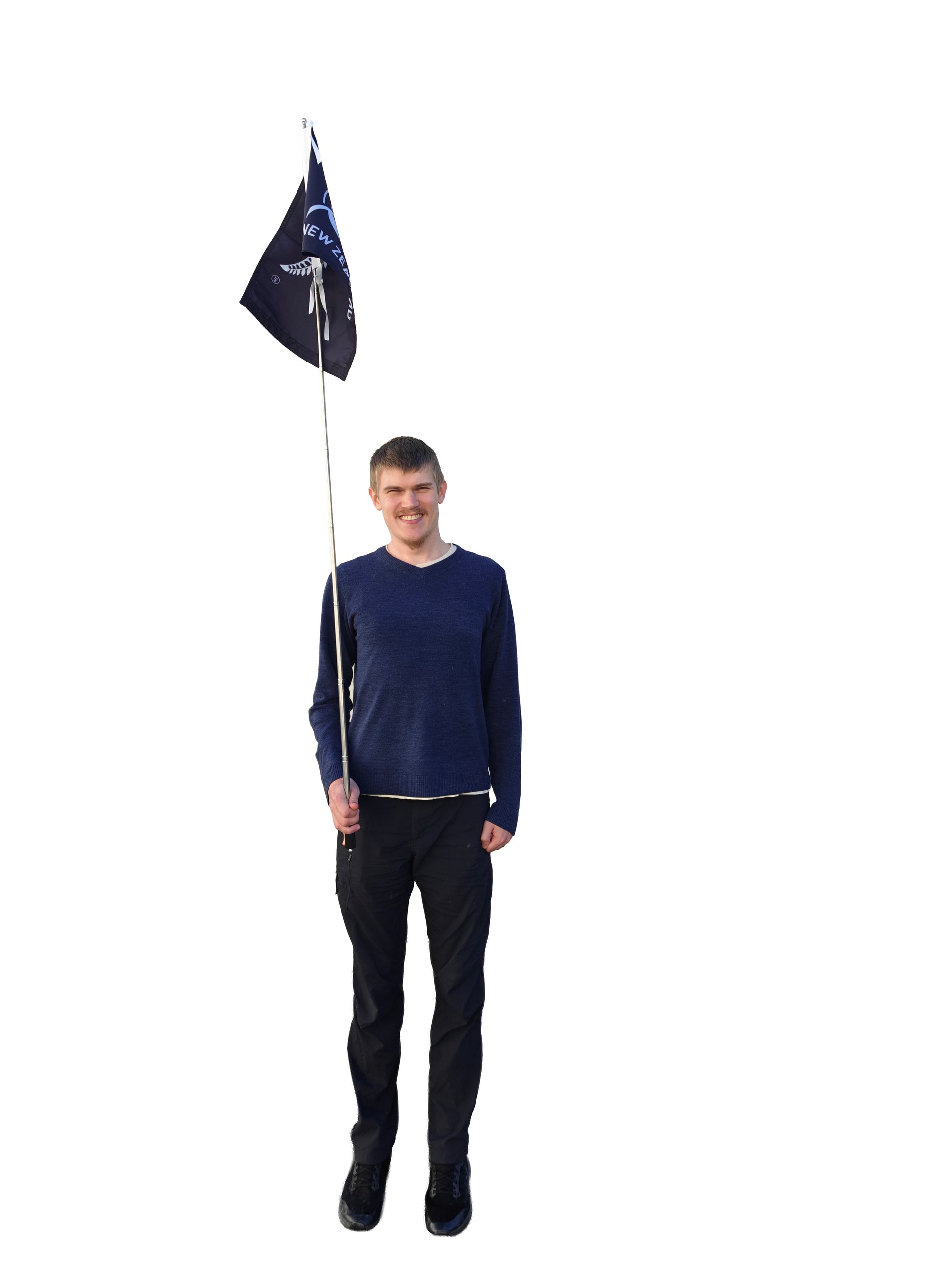 1.6m Mini Telescopic Hand Flagpole (Handheld Parade Waver)