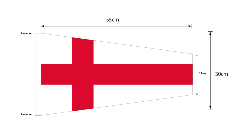 Eight (8) - Signal Pennant (Small)