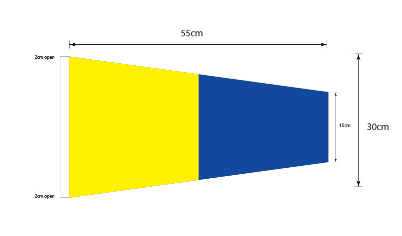 Five (5) - Signal Pennant (Small)