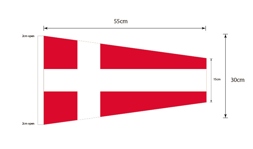 Four (4) - Signal Pennant (Small)