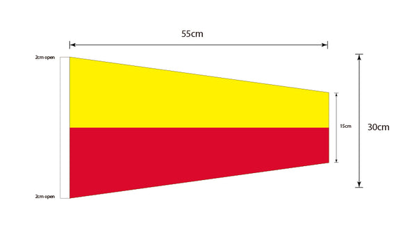 Seven (7) - Signal Pennant (Small)