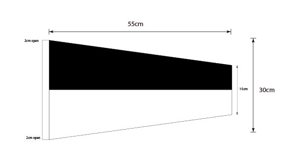 Six (6) - Signal Pennant (Small)