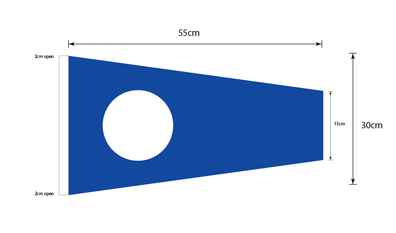 Two (2) - Signal Pennant (Small)