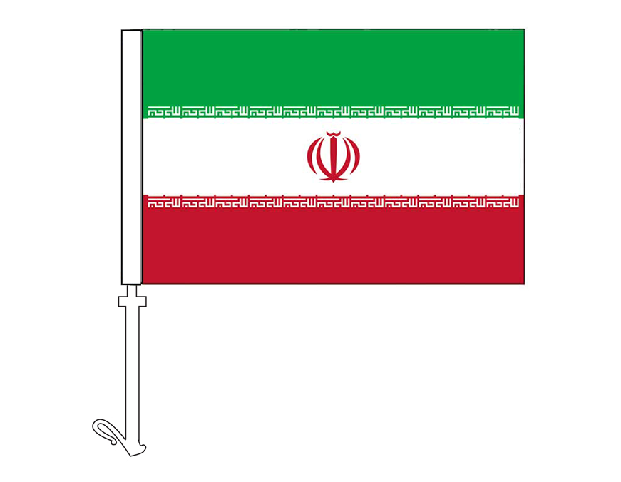 Iran - Car Flag