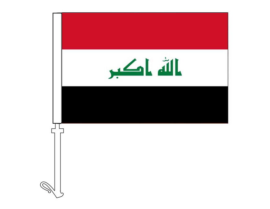 Iraq - Car Flag