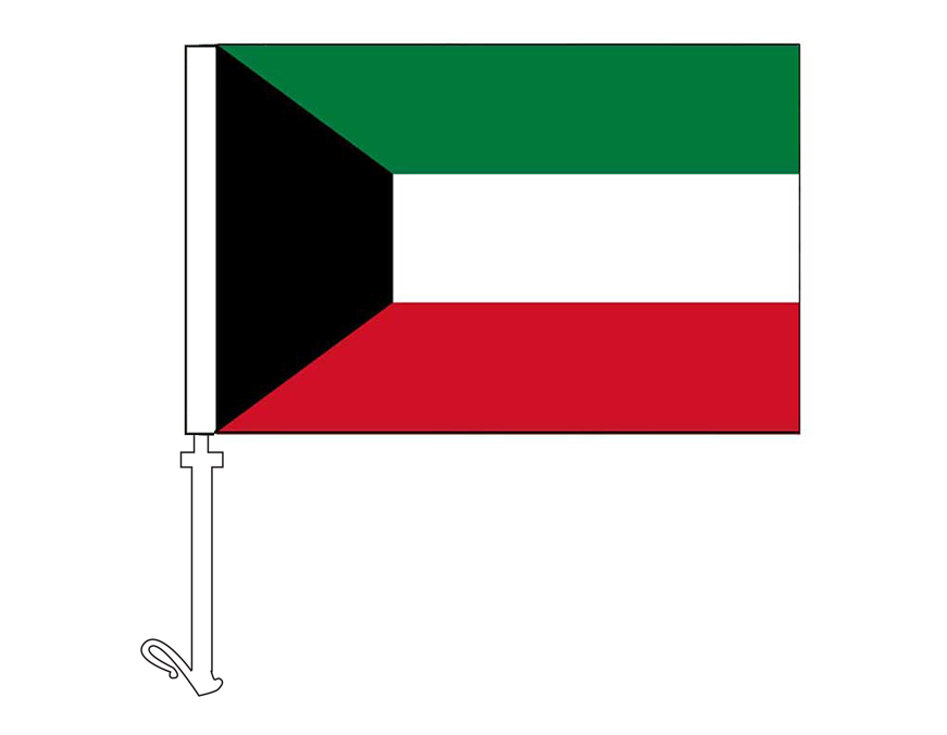 Kuwait - Car Flag