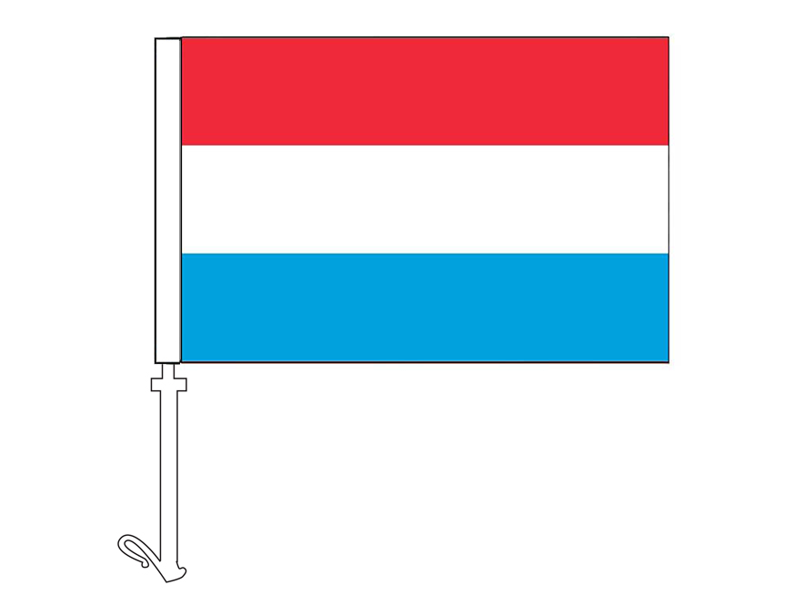 Luxembourg - Car Flag