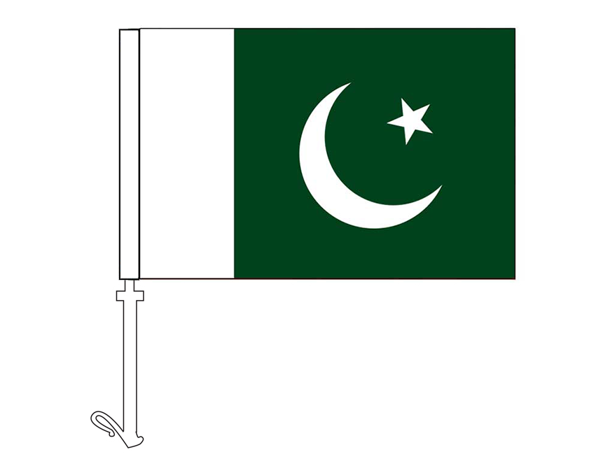 Pakistan - Car Flag