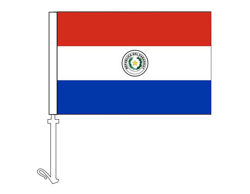 Paraguay - Car Flag