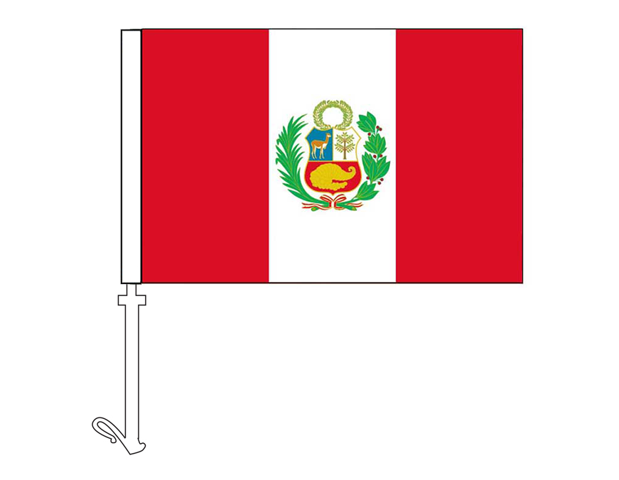 Peru - Car Flag
