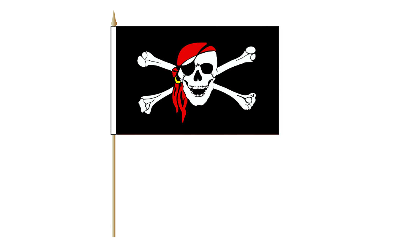 Pirate Red Scarf - Hand Waver