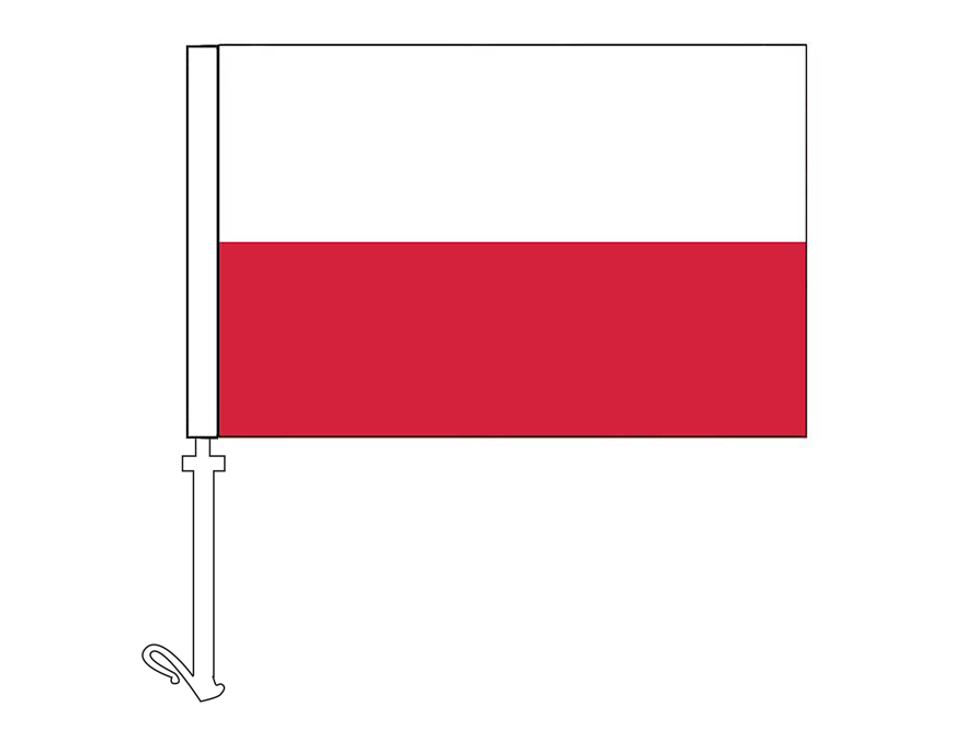 Poland - Car Flag