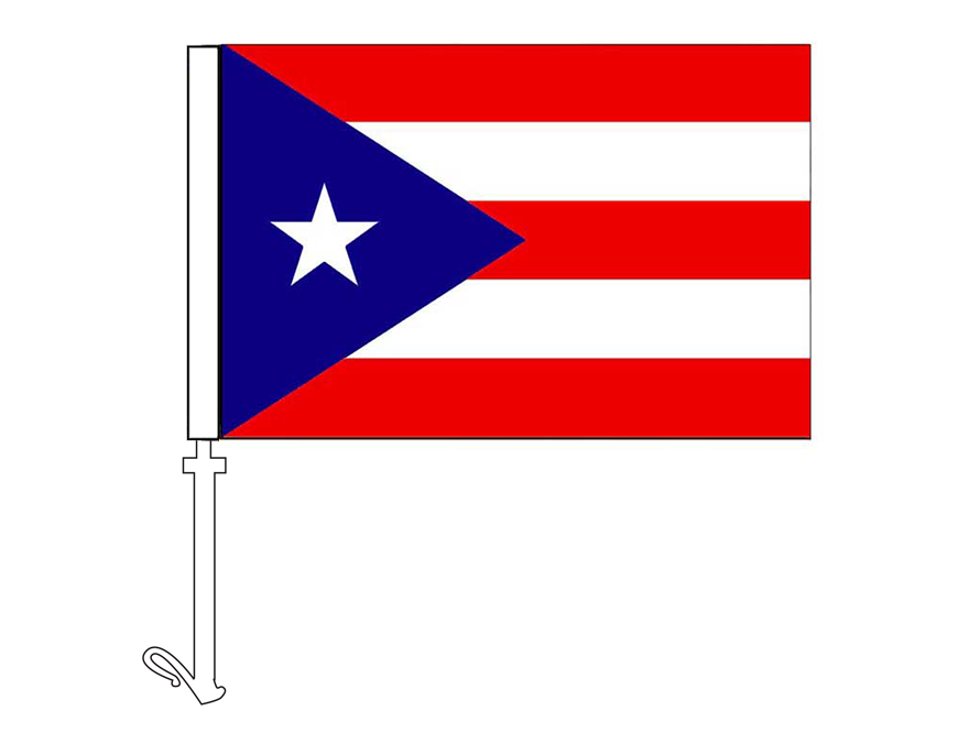 Puerto Rico - Car Flag