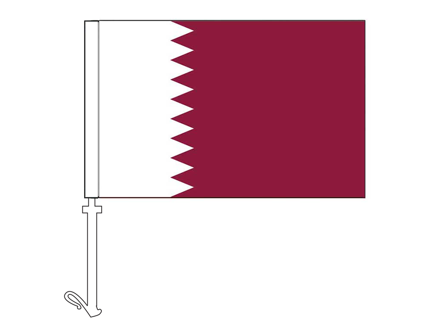 Qatar - Car Flag