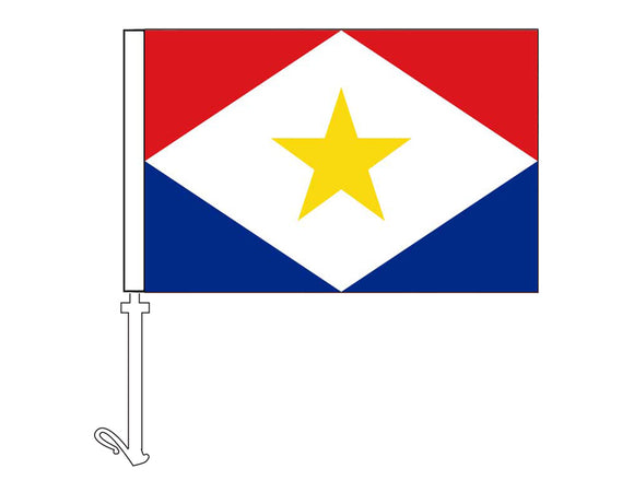 Saba - Netherlands Antilles - Car Flag