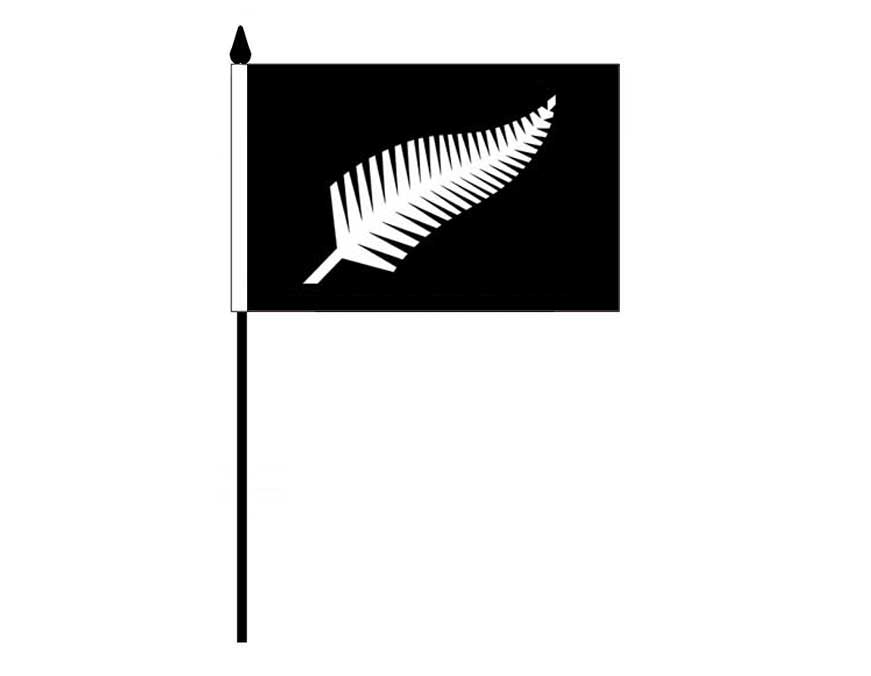 Silver Fern 2 - New Zealand (Desk Flag)