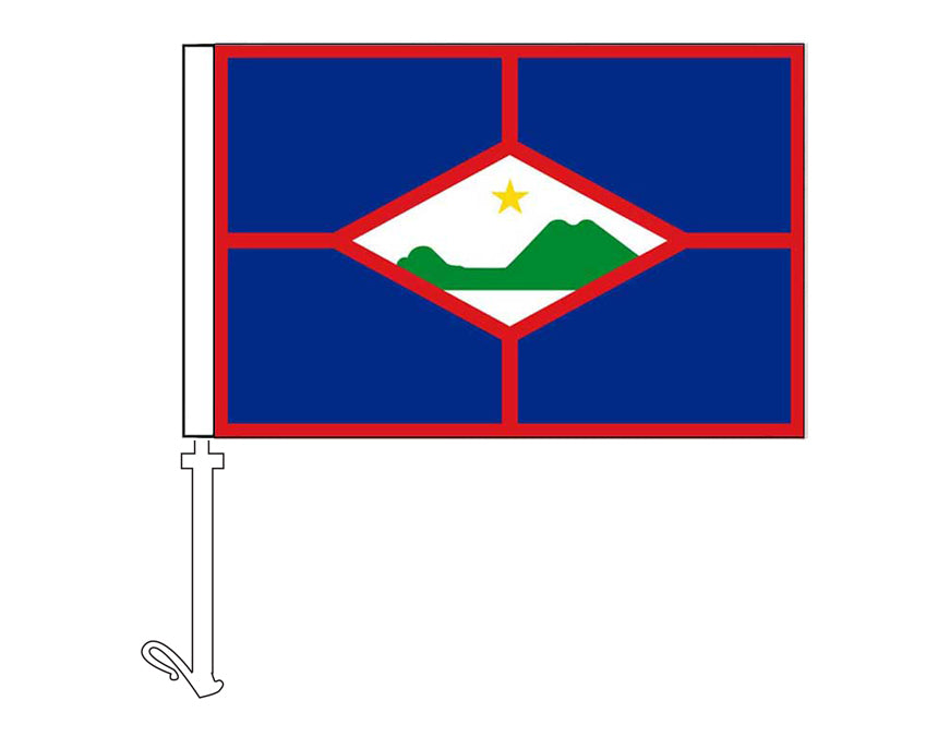 Sint Eustatius - Car Flag