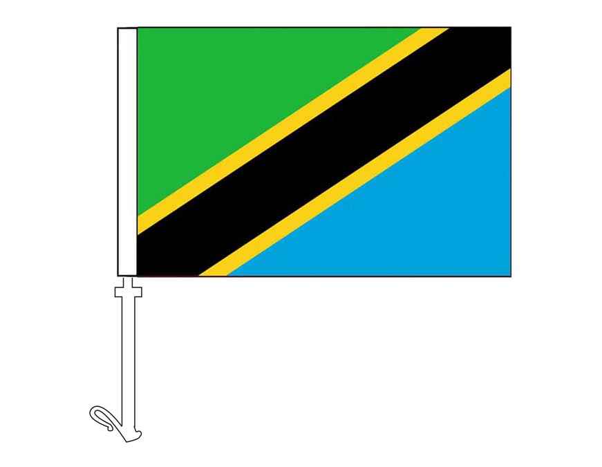 Tanzania - Car Flag
