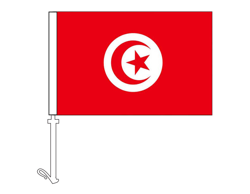 Tunisia - Car Flag