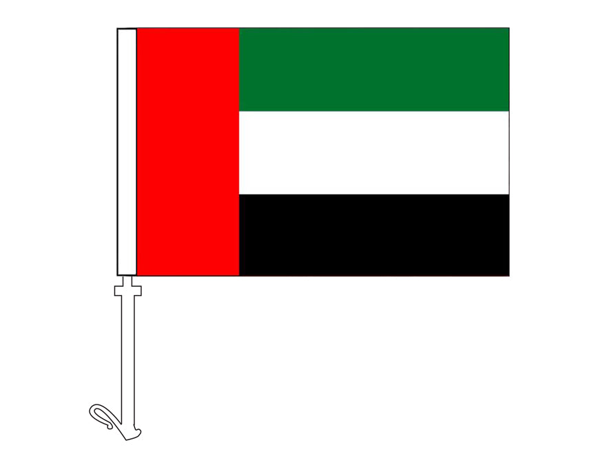 United Arab Emirates - Car Flag