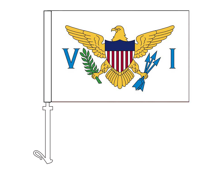 US Virgin Islands - Car Flag