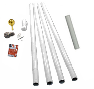 20Ft Heavy Duty Flagpole Kit