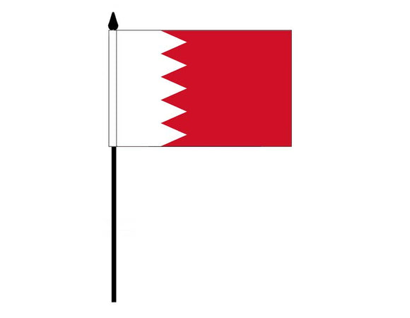 Bahrain  (Desk Flag)